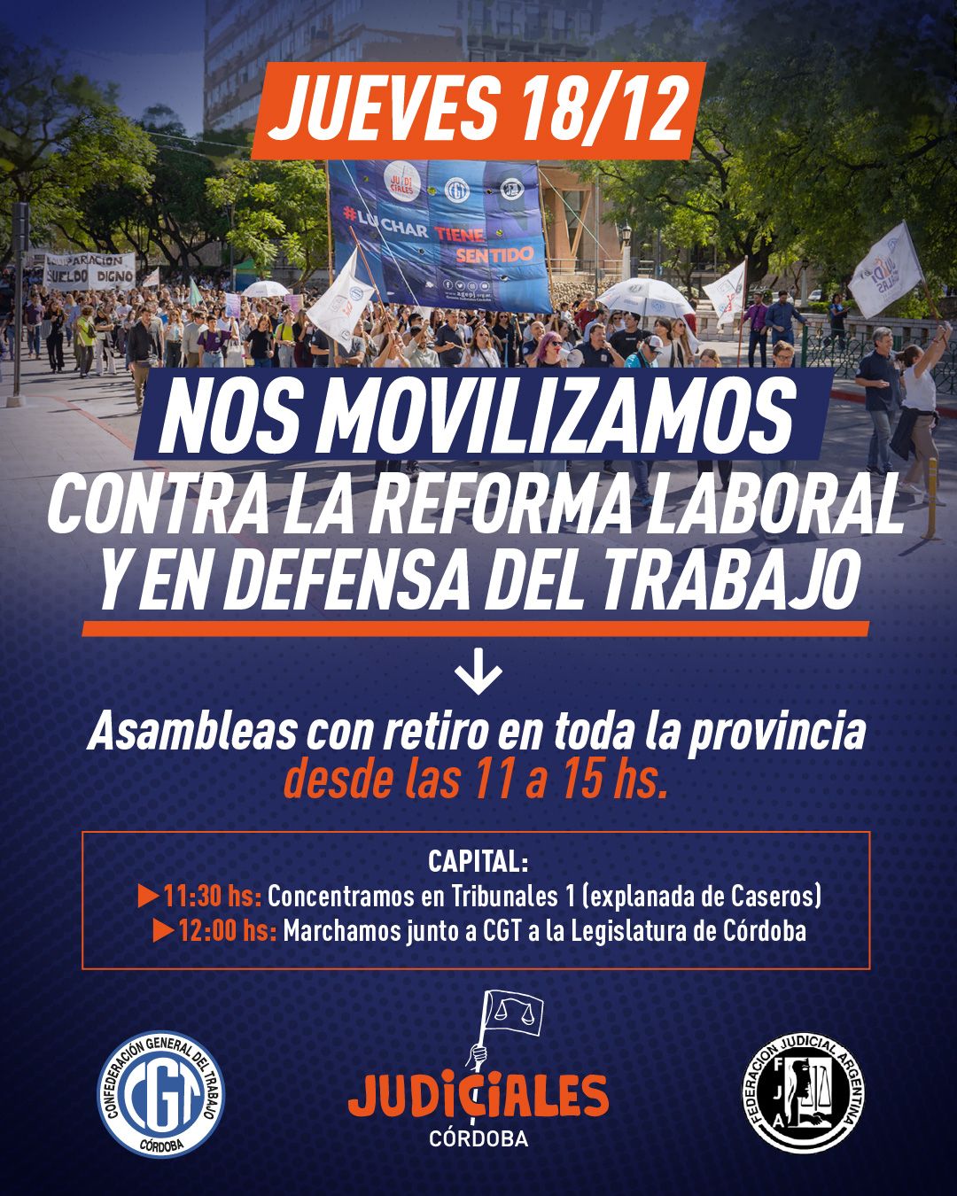 Jueves 18 de diciembre: nos movilizamos contra la reforma laboral y en ...